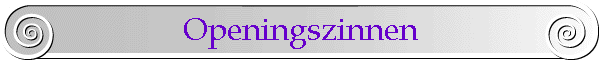 Openingszinnen